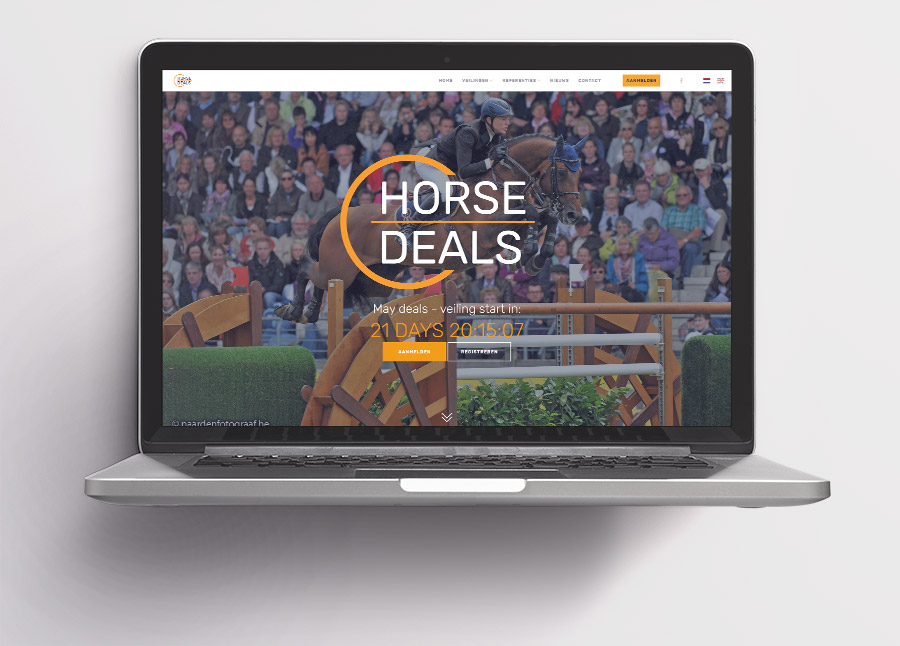 HorseDeals Auction biedt rietjes diepvries sperma aan via het veilingplatform van Pweb Solutions